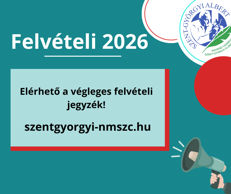 Végleges felvételi jegyzék