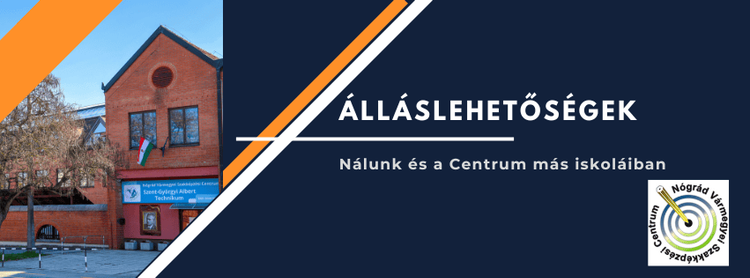 Álláslehetőségek nálunk és a Centrum más iskoláiban