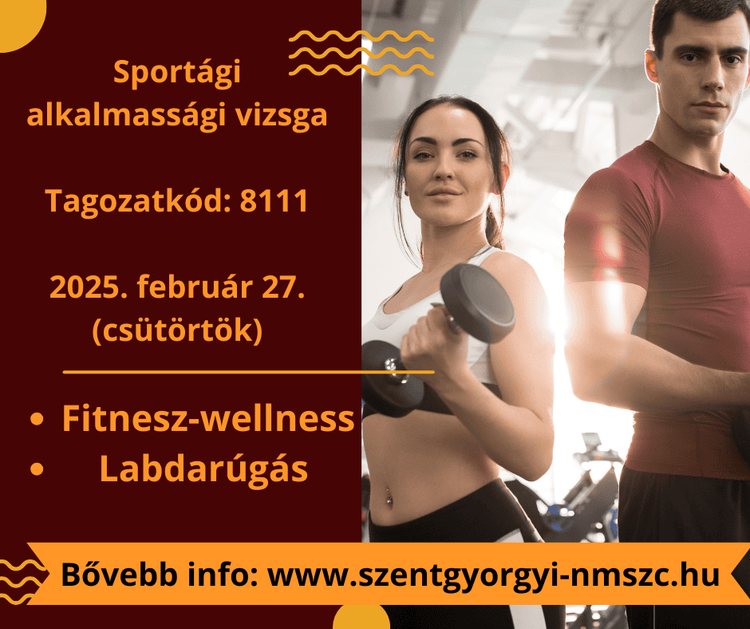 Sportági alkalmassági vizsga 2025