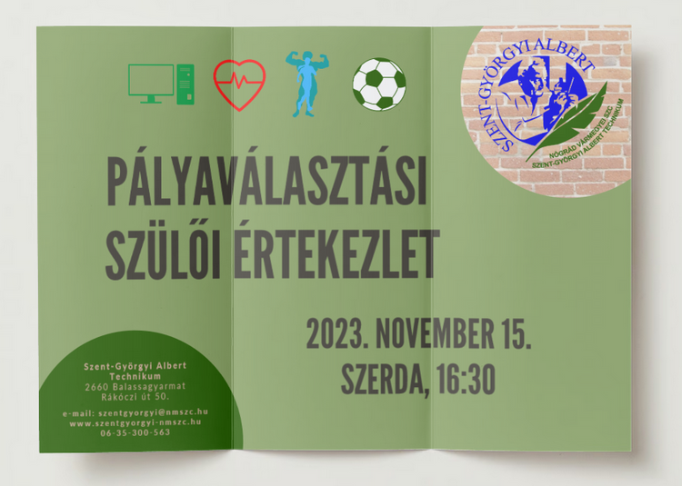 Pályaválasztási szülői értekezlet