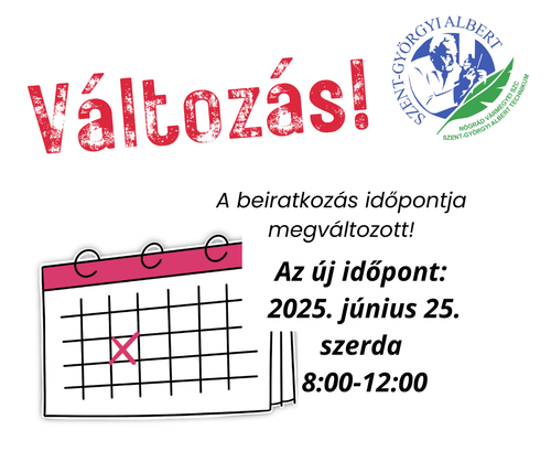 Beiratkozás a 2025/2026-os tanévre